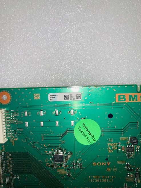 Sony XBR-65X930D TV Repair Kit A2094331A / A2094368A / 6B01B002XK500 / 16ST064A-AB01